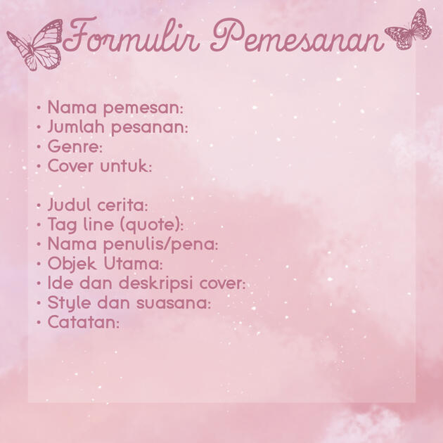 Formulir Pemesanan